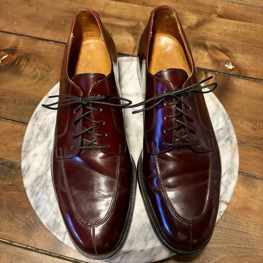 Cole‎ Haan 8941 Cordovan Color Split Toe Oxfords Men Sz 10.5 M